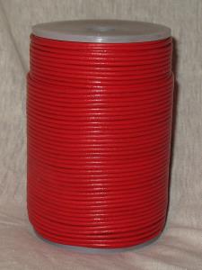 Lederbnder 2mm rot