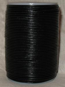 Lederbnder 2mm schwarz